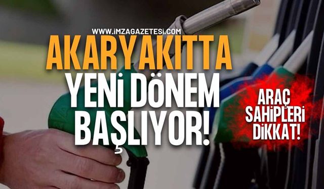 Milyonlarca Sürücüyü İlgilendiriyor! Akaryakıtta Yeni Dönem Başlıyor!