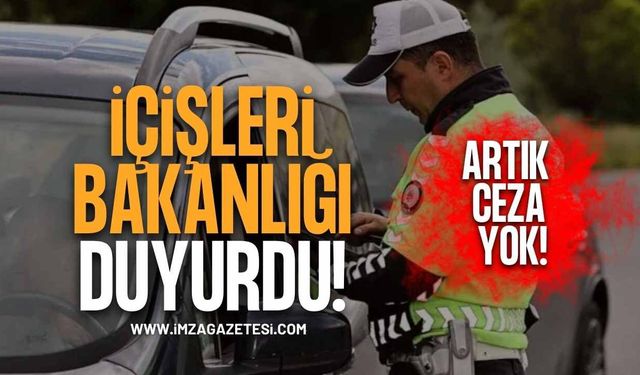 Araç Sahiplerine Sevindirici Haber! Artık Ceza Yok!