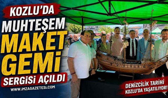 Zonguldak'ta Kabotaj Bayramı Coşkusu... Muhteşem Maket Gemi Sergisi Açıldı