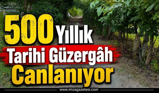 500 Yıllık Tarihi Güzergâh Canlanıyor