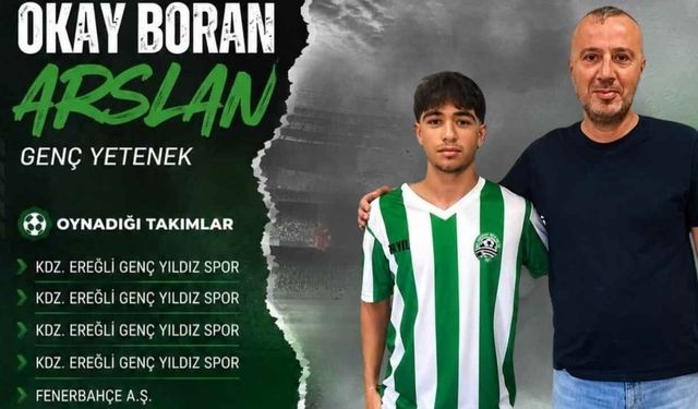 Kozlu Belediyespor’dan Geleceğe Yatırım: Genç Yetenek Okay Boran Arslan Yeşil-Beyazlı Renklere Bağlandı