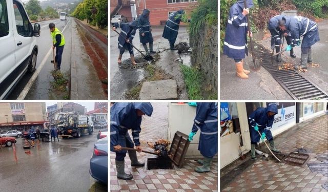 Kozlu’da Sağanak Mesaisi: Belediye Ekipleri Teyakkuzda
