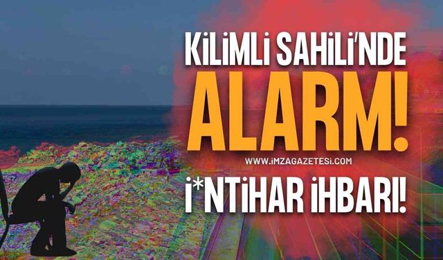 Kilimli Sahilinde Alarm: "Canıma Kıyacağım" Dedi, Ekipler Harekete Geçti
