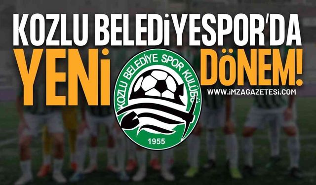 Kozlu Belediyespor'da Yeni Dönem: Altuğ Dökmeci Güven Tazeledi!