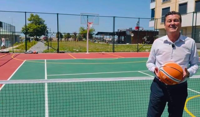 Zonguldak'ın ilçesinde Basketbol Ve Tenis Alanı Hizmette!