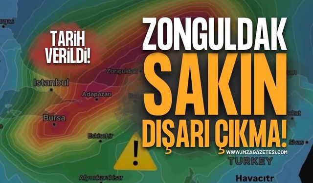 Zonguldak Bu Tarihte Sakın Dışarı Çıkma!