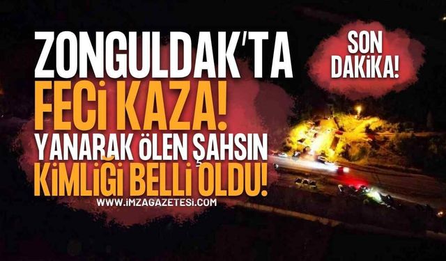Zonguldak Devrek’te Feci Kaza! Uçuruma Yuvarlanan Otomobil Alev Alev Yandı: Sürücü Araçta Mahsur Kaldı