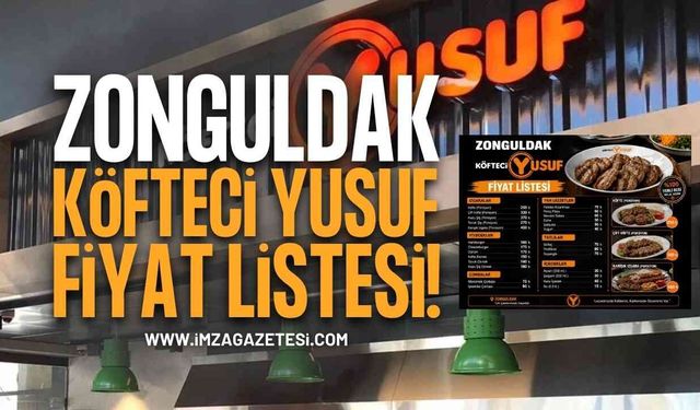 Zonguldak Köfteci Yusuf Fiyat Listesi