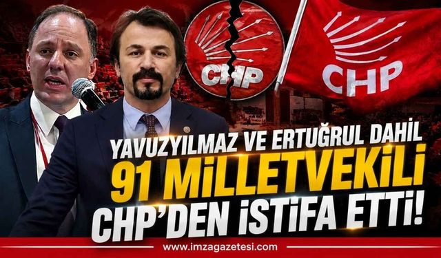 Zonguldak Milletvekilleri Deniz Yavuzyılmaz ve Eylem Ertuğrul Dahil 91 Milletvekili CHP'den İstifa Etti!