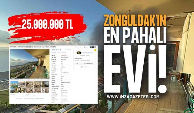 Zonguldak'ın En Pahalı Evi: 25 Milyon Liralık Konut!