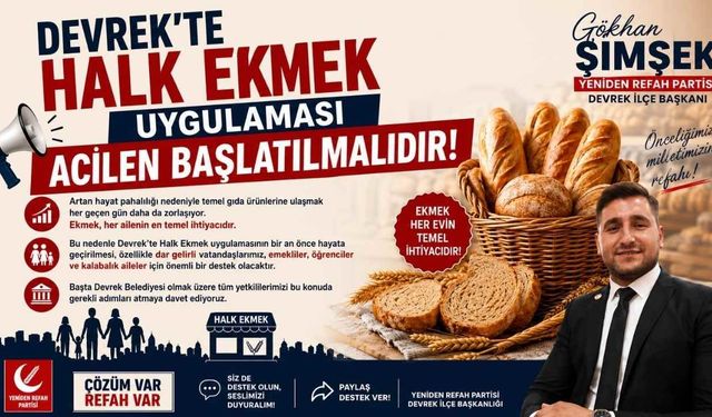 Devrek 'e "Halk Ekmek" Çağrısı