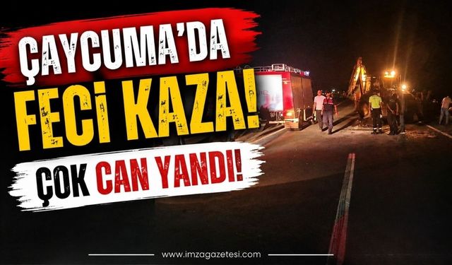 Çaycuma'da Feci Kaza! Çok Can Yandı