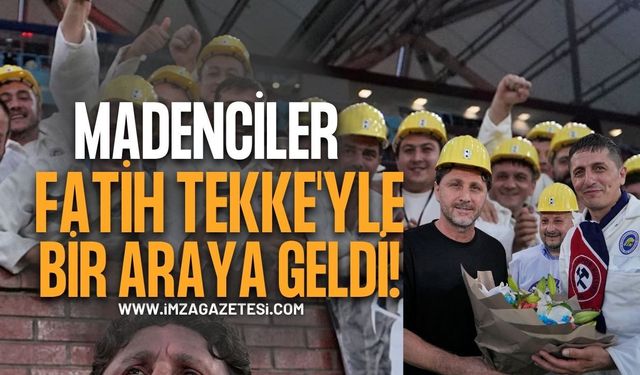 Madencilerden Trabzonspor'a ve Fatih Tekke'ye Anlamlı Ziyaret