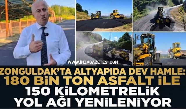 Zonguldak’ta Altyapıda Dev Hamle!