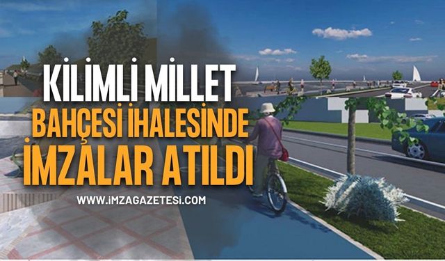 Kilimli Millet Bahçesi İhalesinde İmzalar Atıldı: Proje Mustafa Öztürk’e Emanet