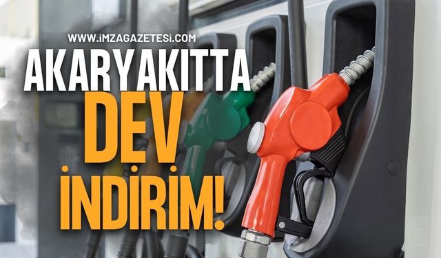 Akaryakıtta Dev İndirim!