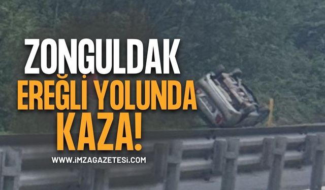 Zonguldak-Ereğli Yolunda Kaza!