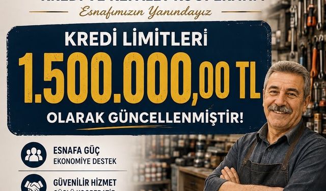 Gülay'dan Esnafa Müjdeli Haber: Kredi Limiti 1 Milyon 500 Bin TL'ye Yükseltildi