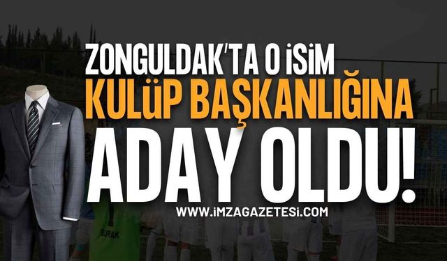Kdz. Ereğli Belediyespor’da Taner Demirbaş Başkanlığa Aday Oldu!