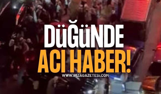 Düğünde Acı Haber!