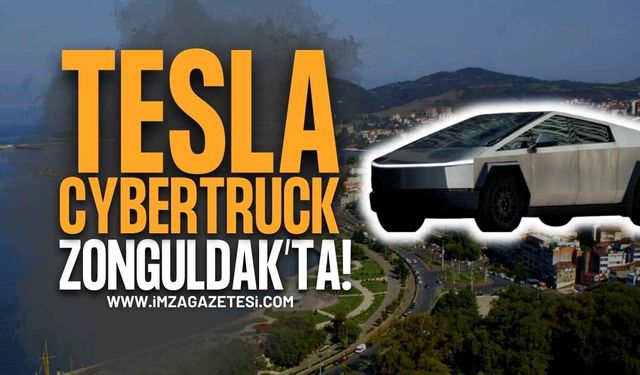 Zonguldak'ta Tesla Cybertruck Ereğli Yollarında Görüntülendi!