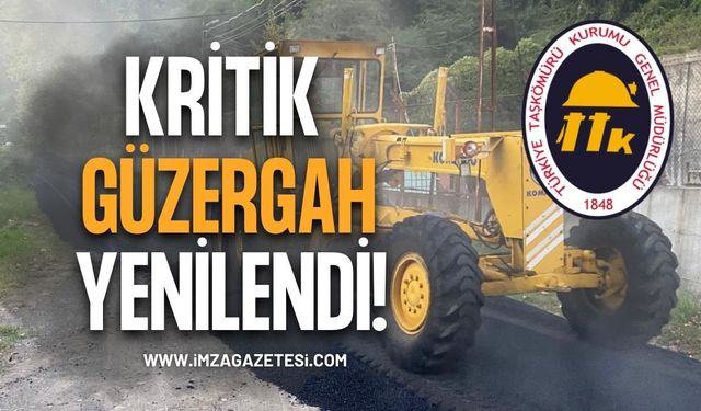 Kozlu'da TTK’nın Kritik Güzergahı Yenilendi