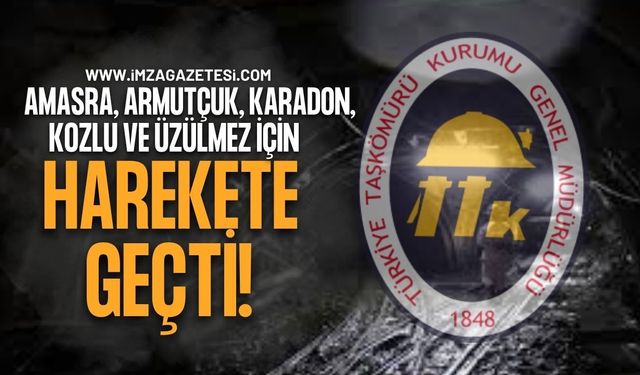 Zonguldak TTK'dan Amasra, Armutçuk, Karadon, Kozlu ve Üzülmez İçin Adım Attı!