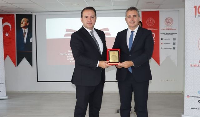 Zonguldak'ta Eğitim Yöneticileri İçin Kapanış Programı: Sertifikalar Takdim Edildi