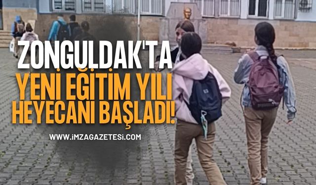Zonguldak'ta Yeni Eğitim Yılı Heyecanı Başladı! 87 bin Öğrenci Ders Başı Yaptı