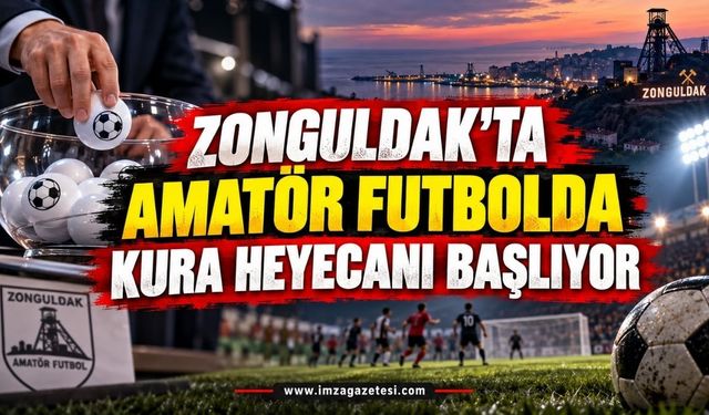 Zonguldak'ta Amatör Futbolda Kura Heyecanı