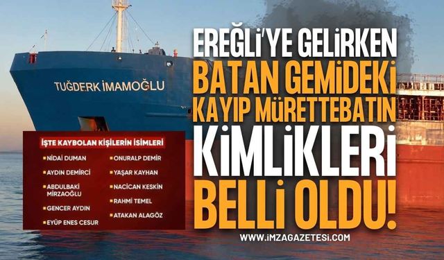 Marmara Denizi'nde Korkutan Gemi Kazası: 10 Mürettebattan Haber Alınamıyor! İşte Kayıp İsimler...