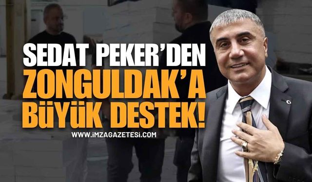 Sedat Peker Zonguldak'ta İhtiyaç Sahibi Çocuklara Destek Oldu
