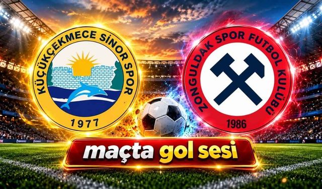 Zonguldakspor-Küçükçekmece Sinopspor Maçında Gol Sesi...