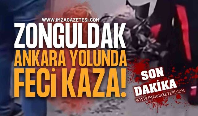 Zonguldak-Ankara Yolu Üzerinde Feci Kaza!