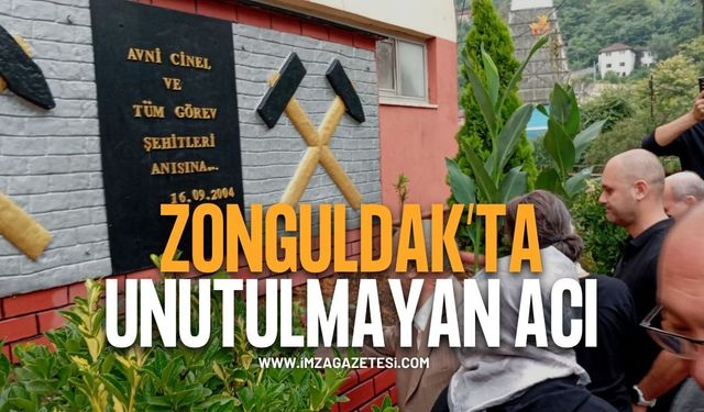 Zonguldak'ta Unutulmayan Acı... Görev Şehidi Avni Cinel Törenle Anıldı