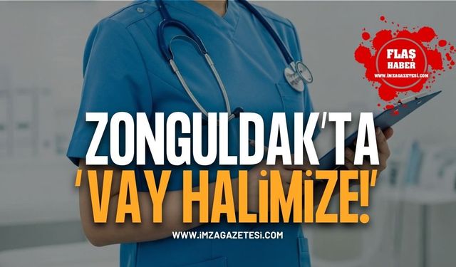 “Vay Halimize” Zonguldak’ta Sağlık Çalışanlarının Üniformaları Gündem Oldu