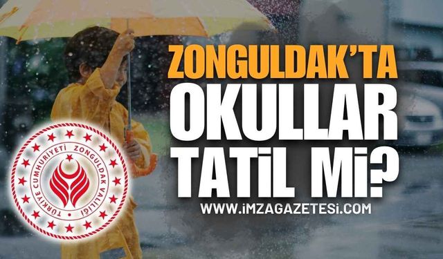 Zonguldak Valiliği Uyarmıştı: Zonguldak'ta Okullar Tatil Mi?