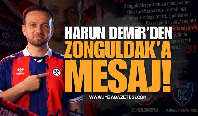 Zonguldakspor Başkanı Harun Demir'den Tarihi Çağrı: "Armamızın Etrafında Kenetlenelim!"