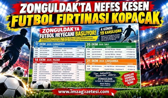 Zonguldak'ta Nefes Kesen Futbol Fırtınası Kopacak