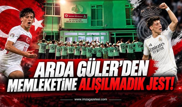 Arda Güler’den Memleketine Alışılmadık Jest