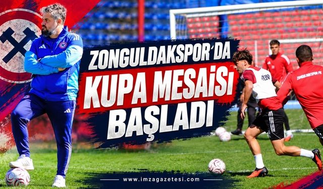 Zonguldakspor'da Kupa Mesaisi Başladı