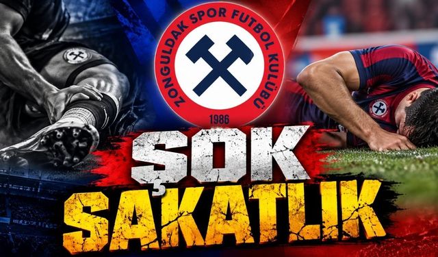 Zonguldakspor’da Şok Sakatlık