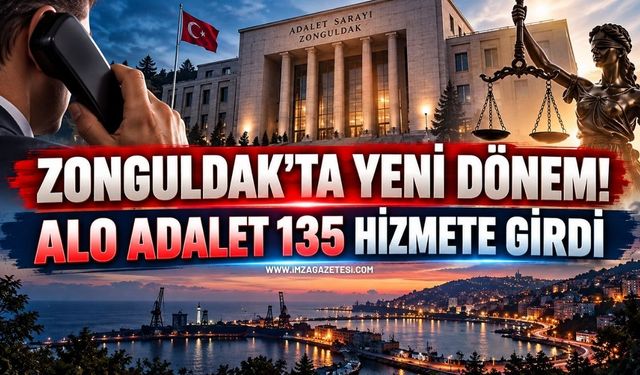 Zonguldak’ta Adalete Erişimde Yeni Dönem! Alo Adalet 135 Hizmete Girdi