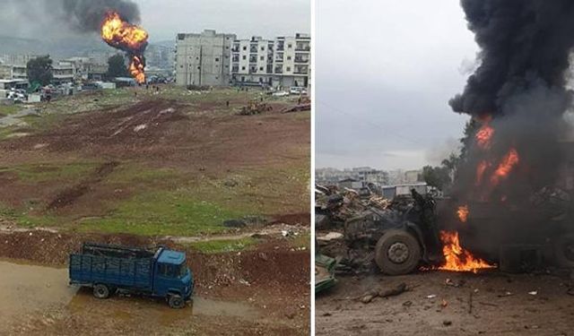 Afrin'de PKK/YPG'nin bombalı saldırısı sonucu çok sayıda ölü ve yaralı var