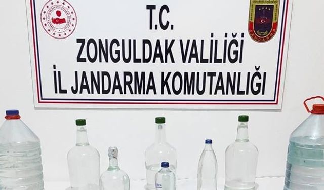 Kaçak alkol imal eden ve ticaretini yapan 1 kişi yakalandı...