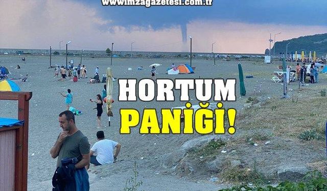 Zonguldak’ta hortum paniği...