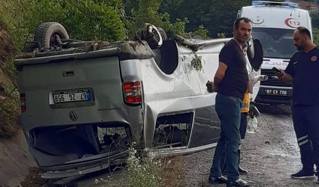 Zonguldak'ta trafik kazası: 3 yaralı...