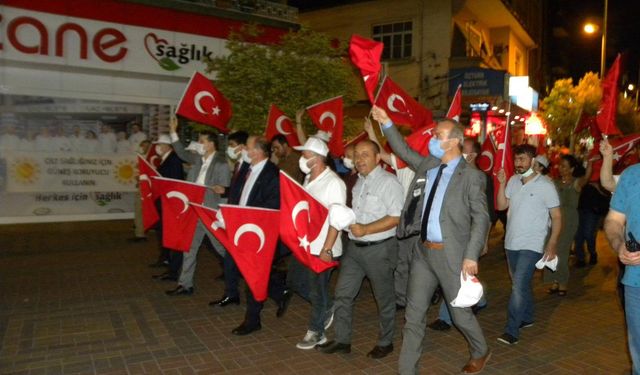 Çaycuma'da 15 temmuz etkinlikleri düzenlendi...