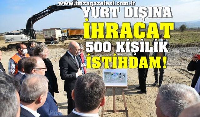 Çaycuma Sera OSB'den ihracat, 500 kişilik istihdam...