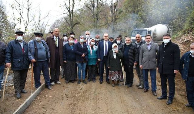 Vali Tutulmaz, Gümeli beldesinde incelemelerde bulundu...